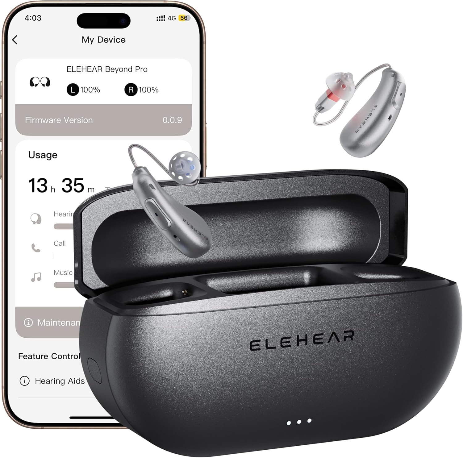 ELEHEAR Beyond Pro Bluetooth OTC Hearing Aids