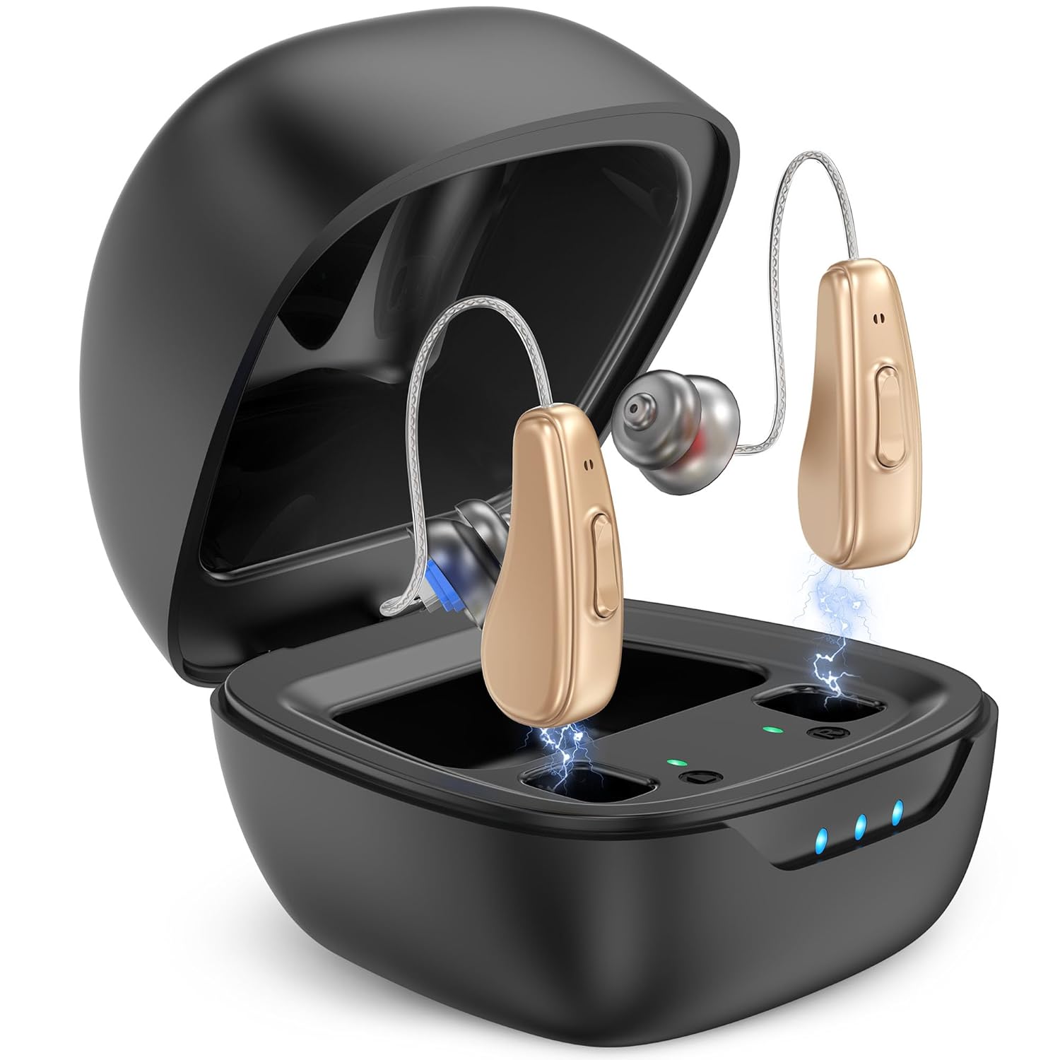 NVBOTY Rechargeable Hearing Aids with Noise Cancelling