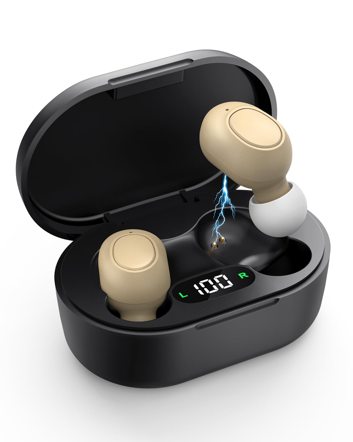 Sollman Rechargeable Hearing Aids - Black