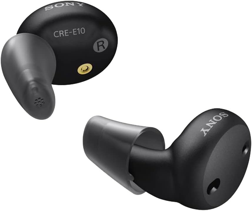 Sony CRE-E10 Self-Fitting OTC Hearing Aid - Black