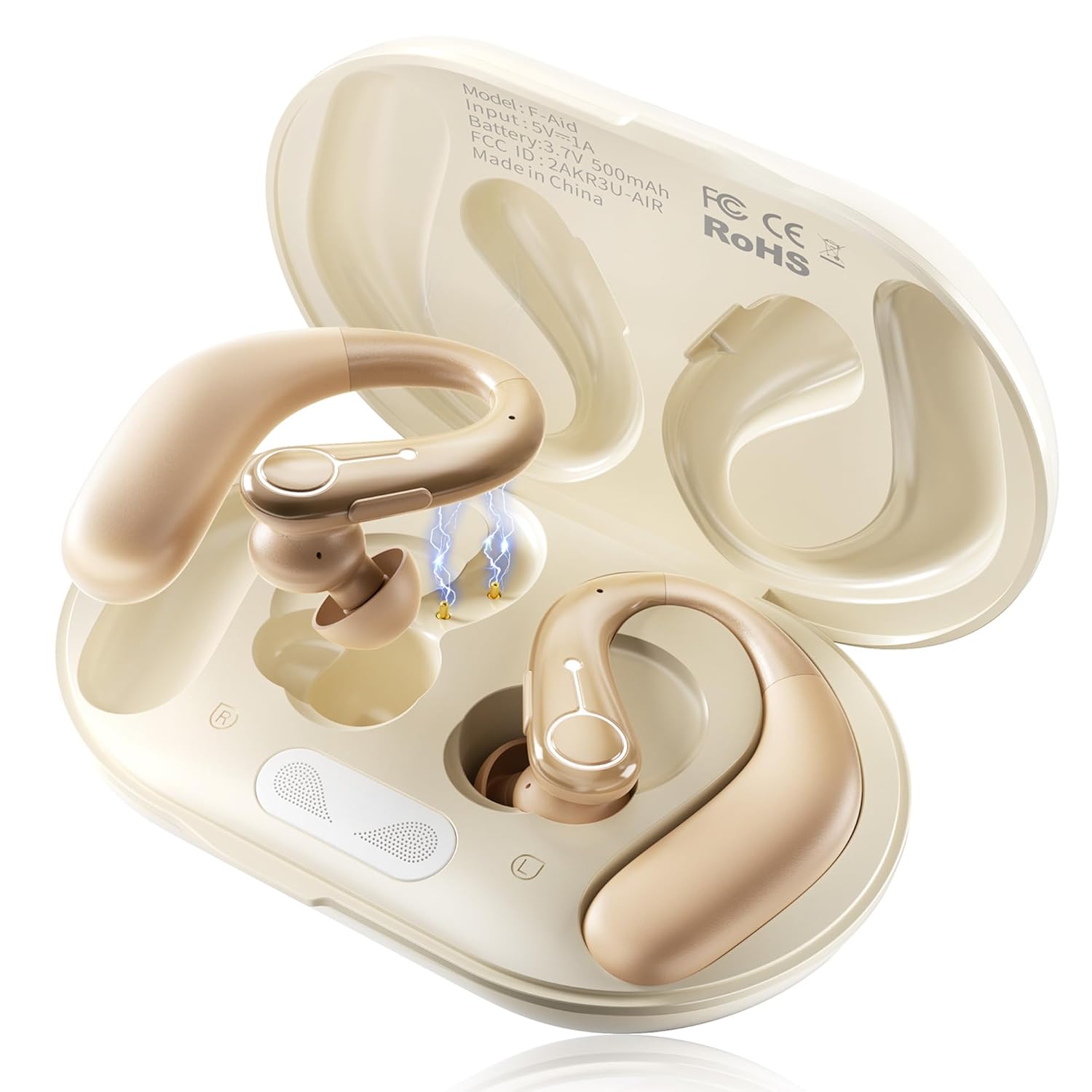 WASOCA Rechargeable Bluetooth Hearing Aids for Seniors